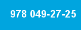 978 049-27-25